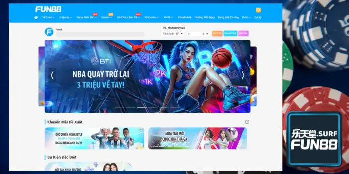 Fun88 link mới nhất không bị chặn, xem ngay!